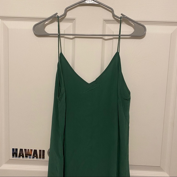 *SOLD* Acacia Silk Green Dress - Picture 2 of 5